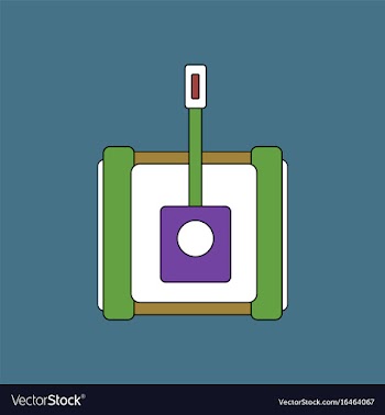 Flat icon design collection military tank vector image