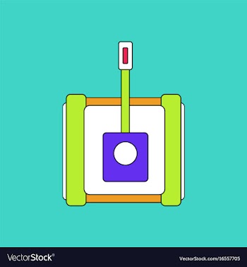 Flat icon design collection military tank vector image