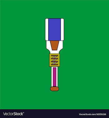 Flat icon design collection military tool vector image