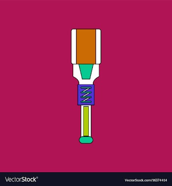 Flat icon design collection military tool vector image