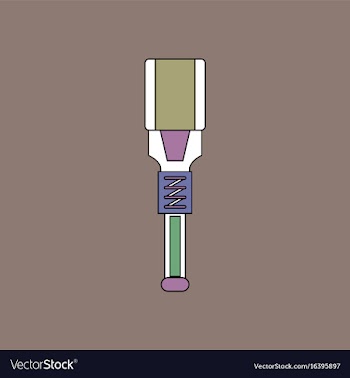 Flat icon design collection military tool vector image