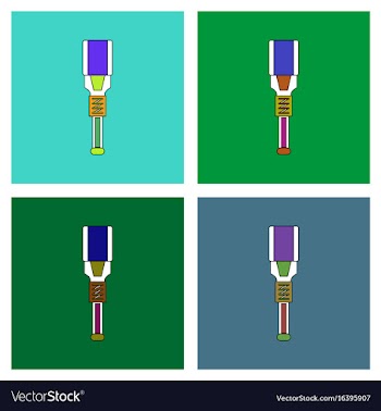 Flat icon design collection military tool vector image