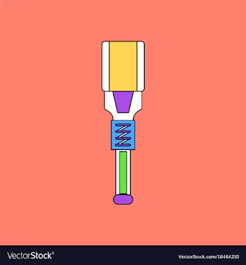 Flat icon design collection military tool vector image
