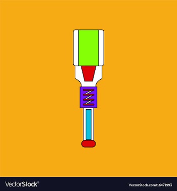 Flat icon design collection military tool vector image