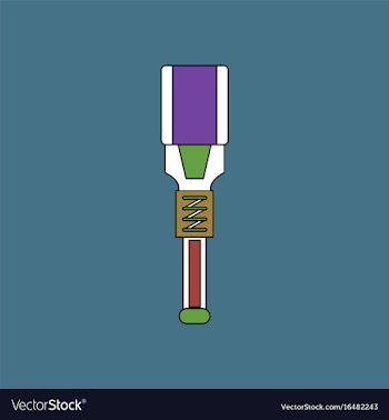 Flat icon design collection military tool vector image