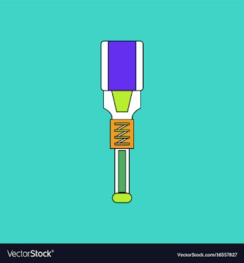 Flat icon design collection military tool vector image