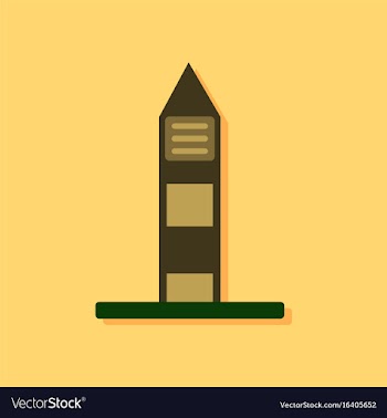 Flat icon design collection military watchtower vector image