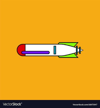 Flat icon design collection military weapon vector image