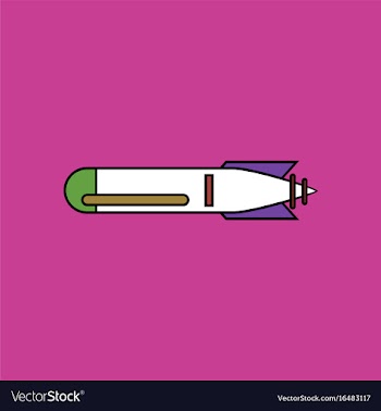 Flat icon design collection military weapon vector image