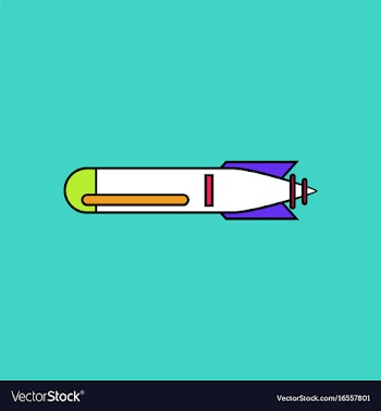 Flat icon design collection military weapon vector image
