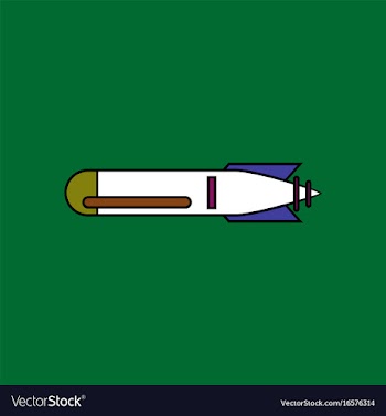 Flat icon design collection military weapon vector image