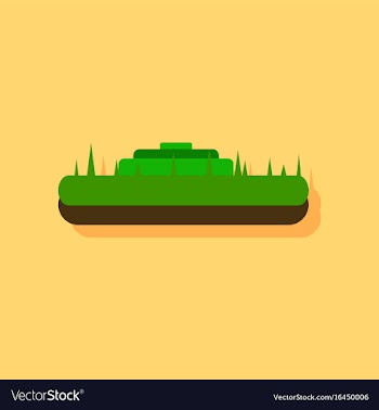 Flat icon design collection mine on ground in vector image