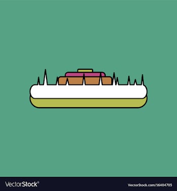 Flat icon design collection mine on ground vector image