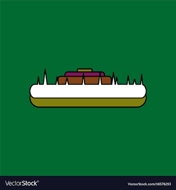 Flat icon design collection mine on ground vector image