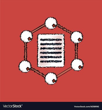 Flat icon design collection molecule and lattice vector image
