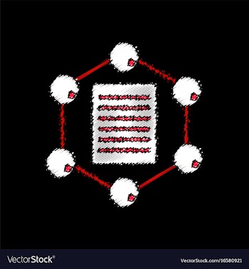 Flat icon design collection molecule and lattice vector image