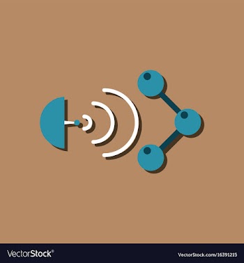Flat icon design collection molecule and vector image