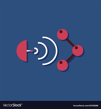 Flat icon design collection molecule and vector image