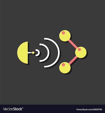 Flat icon design collection molecule and vector image