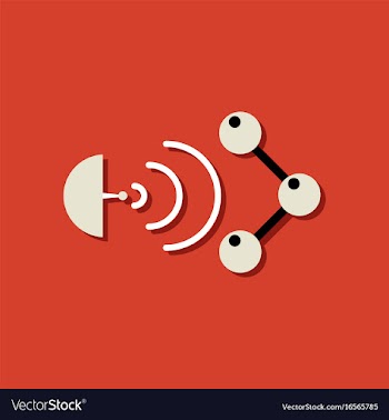 Flat icon design collection molecule and vector image