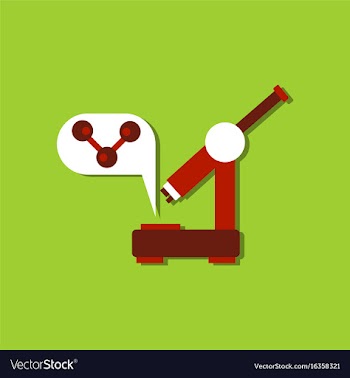 Flat icon design collection molecules and vector image