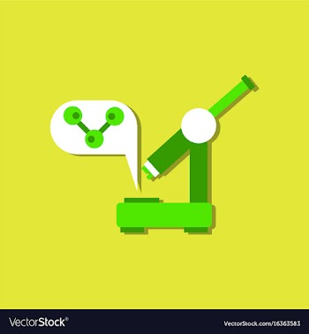 Flat icon design collection molecules and vector image