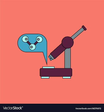 Flat icon design collection molecules and vector image