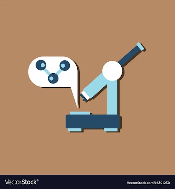 Flat icon design collection molecules and vector image