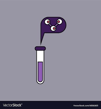 Flat icon design collection molecules and vector image