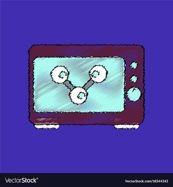 Flat icon design collection molecules in the vector image