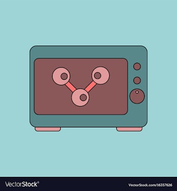 Flat icon design collection molecules in the vector image