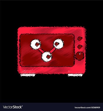 Flat icon design collection molecules in the vector image