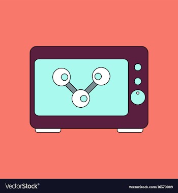 Flat icon design collection molecules in the vector image