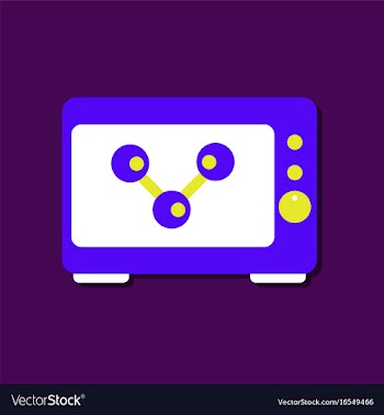 Flat icon design collection molecules in the vector image