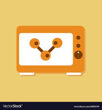 Flat icon design collection molecules in the vector image