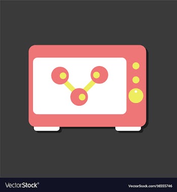 Flat icon design collection molecules in the vector image