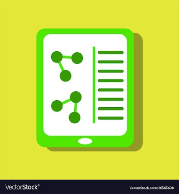 Flat icon design collection molecules on form in vector image