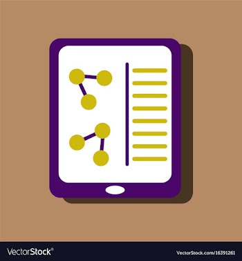 Flat icon design collection molecules on form in vector image