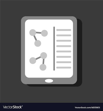 Flat icon design collection molecules on form in vector image