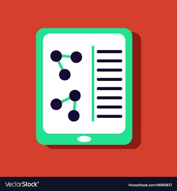 Flat icon design collection molecules on form in vector image