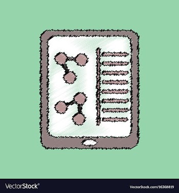 Flat icon design collection molecules on form vector image