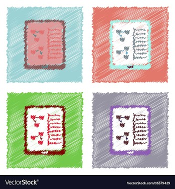 Flat icon design collection molecules on form vector image