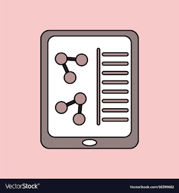 Flat icon design collection molecules on form vector image