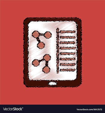 Flat icon design collection molecules on form vector image