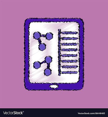 Flat icon design collection molecules on form vector image