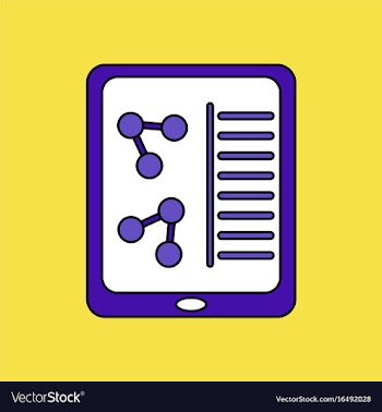 Flat icon design collection molecules on form vector image