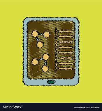 Flat icon design collection molecules on form vector image