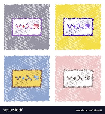 Flat icon design collection molecules plus atoms vector image
