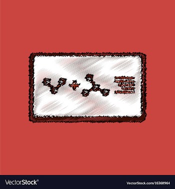 Flat icon design collection molecules plus atoms vector image