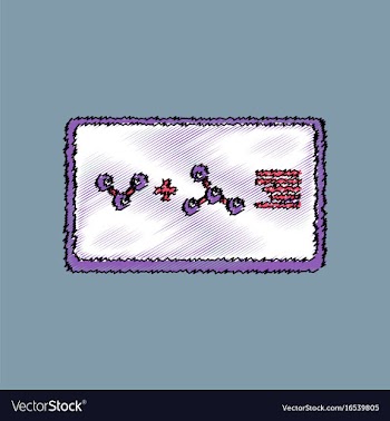 Flat icon design collection molecules plus atoms vector image
